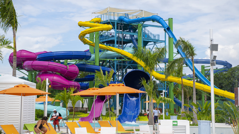 Image Slide Tower, AquaNick at Nickelodeon Hotel and Resort, Cancun, Mexico