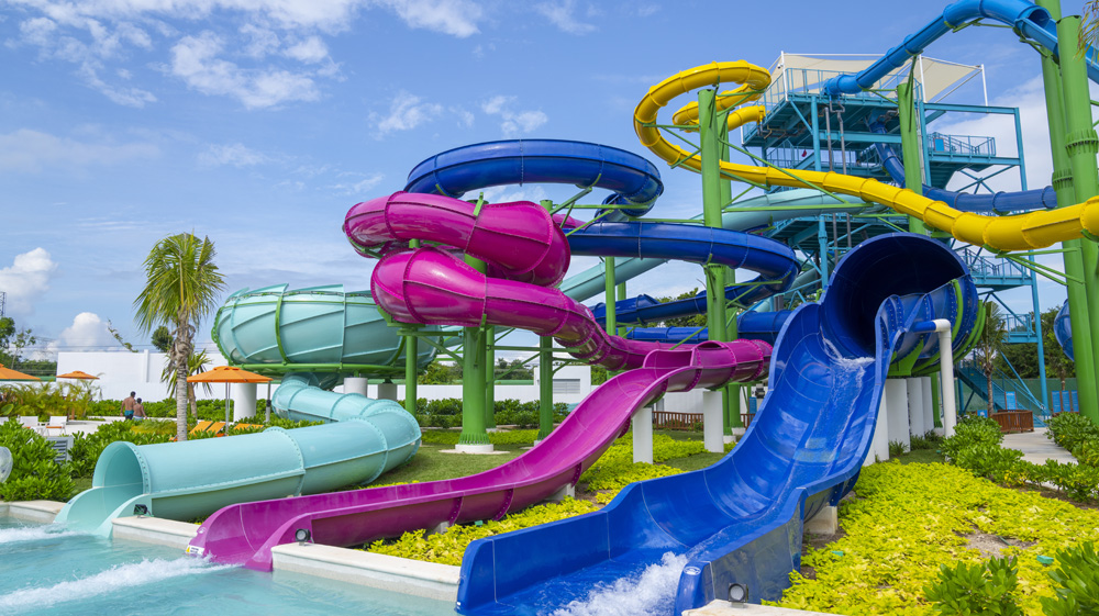 Image Slide Tower, AquaNick at Nickelodeon Hotel and Resort, Cancun, Mexico